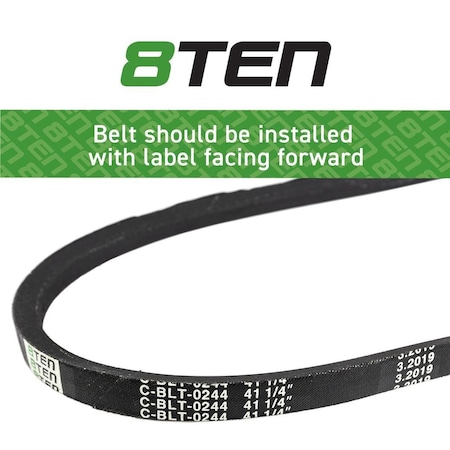 Drive Belt MTD Fits Cub Cadet 95404208A 95404208 75404208A -  AFTERMARKET, C-BLT-0244-810
